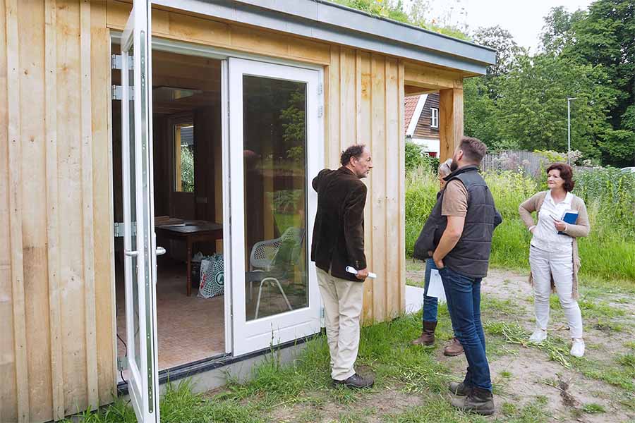 Torentuinschuur in gebruik genomen