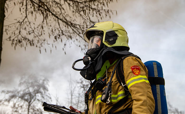 Schuurbrand bij oude Poldermolen in Zuilichem