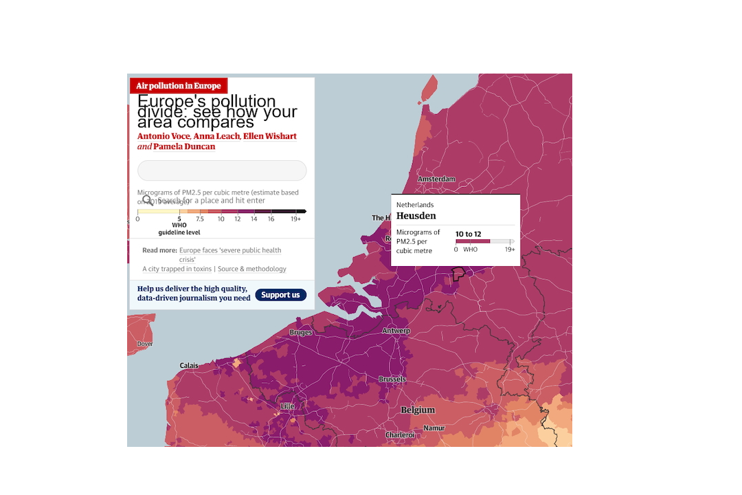 NMVH - Hoe staat het met de luchtkwaliteit in Heusden?