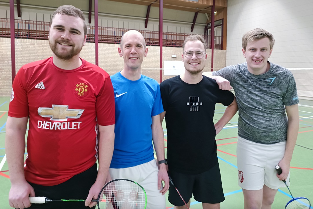 Eerste overwinning voor badmintonners Orbit