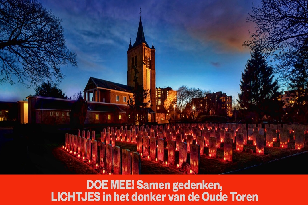 24 december 16:30 uur Lichtjes op de Oorlogsgraven