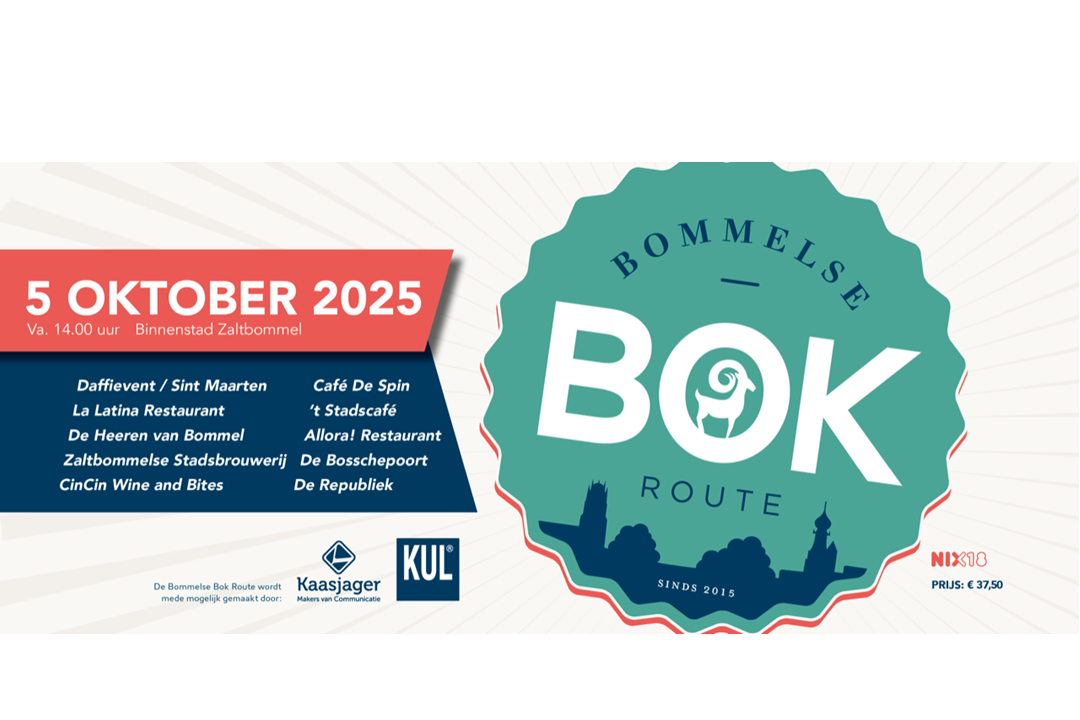 10e Bommelse Bok Route Smakelijke traditie