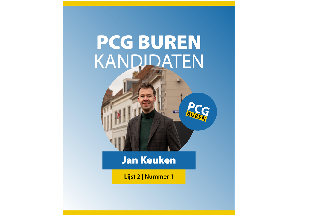 De kandidaten van PCG Buren: Jan Keulen