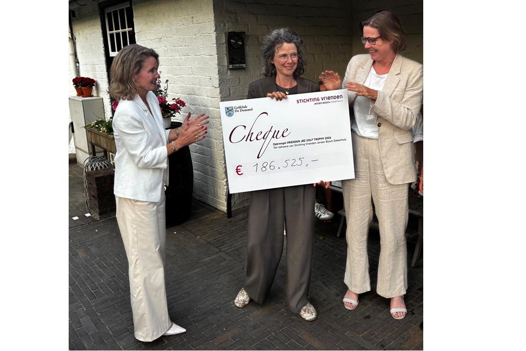 Golftoernooi Stichting Vrienden brengt 186.525,00 euro op voor JBZ
