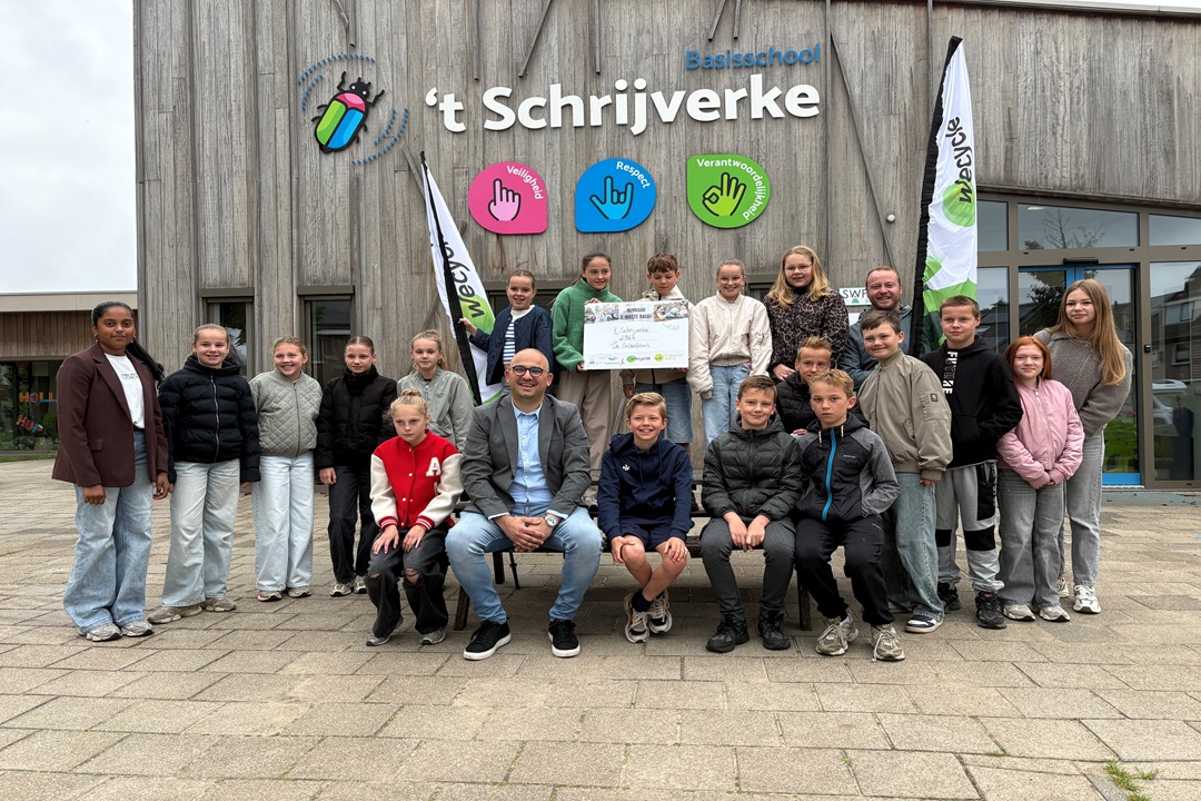 Basisschool ’t Schrijverke wint scholenstrijd om minder elektronisch afval