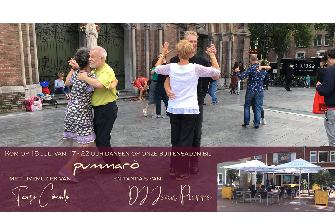 Argentijnse Tango muziek op het Sint Trudoplein zaterdag 18 juli
